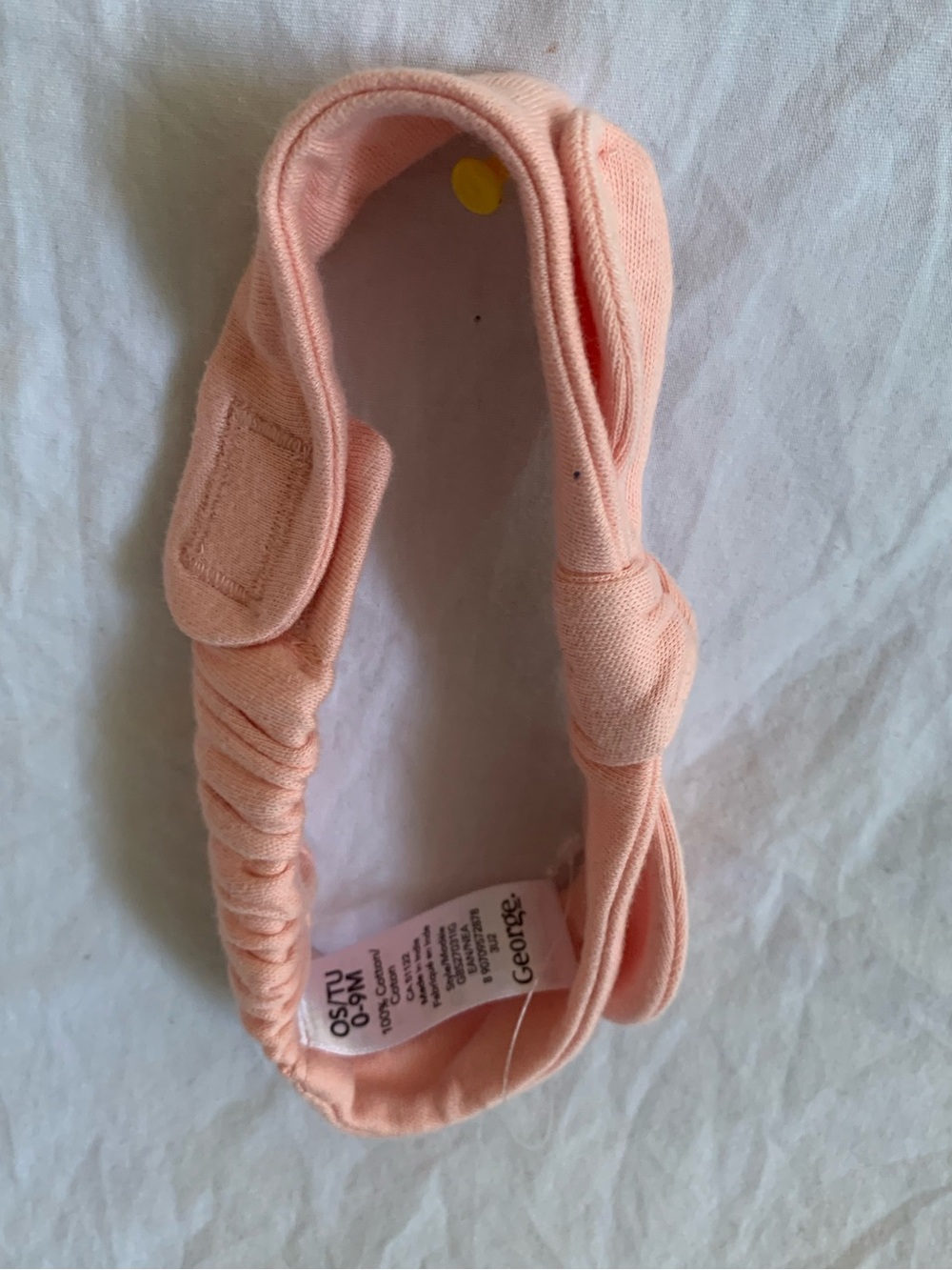 George Peach Elastic Baby Headband